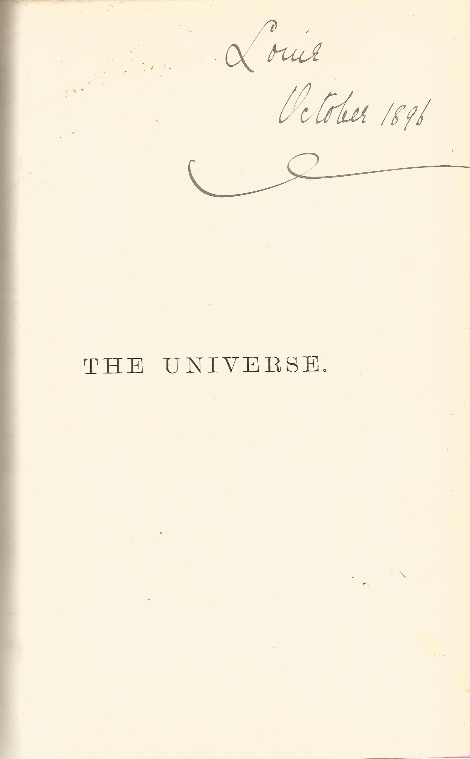 The Universe The Infinitely Great and The Infinitely Little by F A Pouchet Hardback Book Twelfth - Image 3 of 3