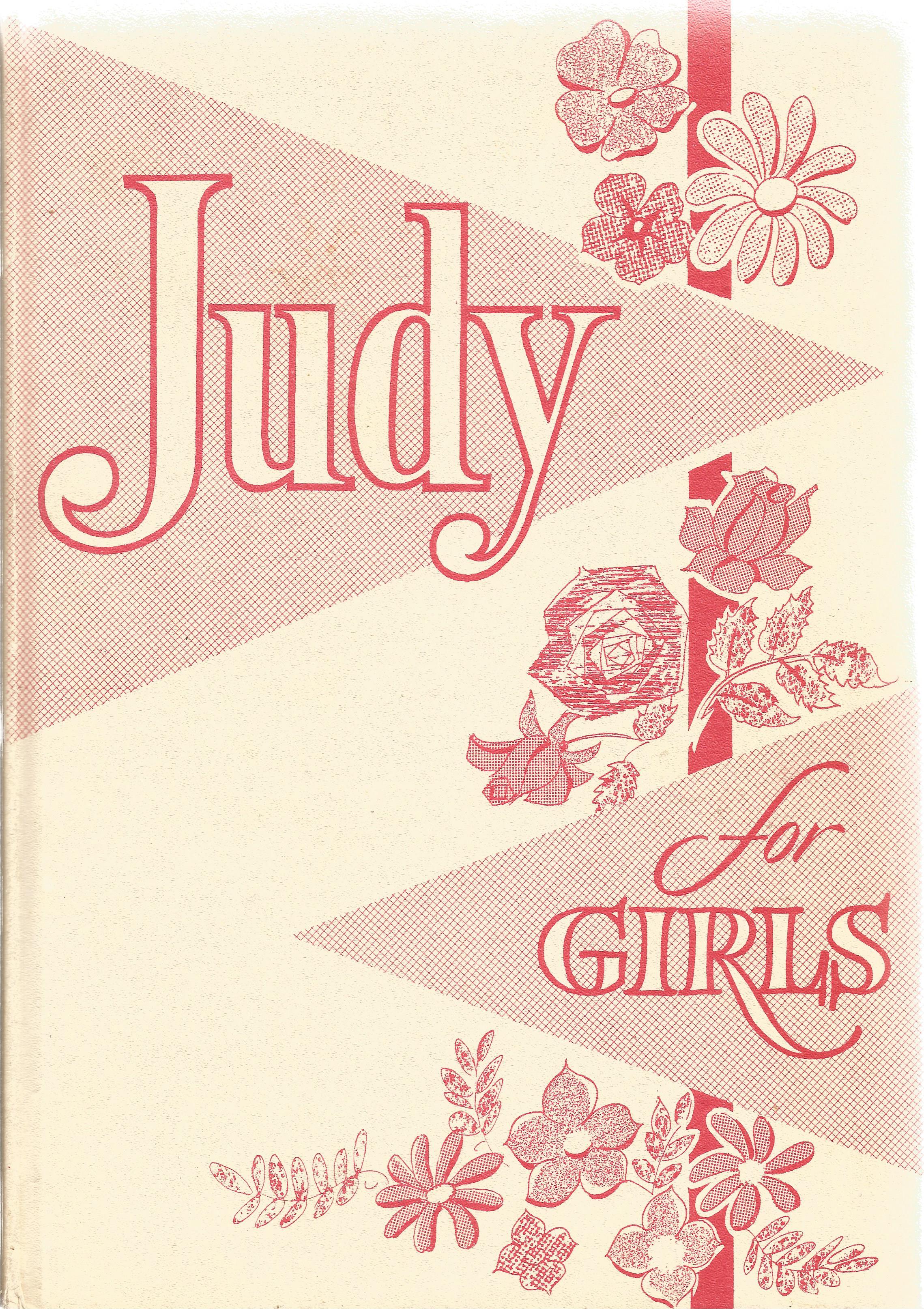 Judy for Girls Annual Hardback Book 1966 published by D C Thomson and Co Ltd some ageing good
