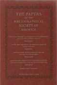 The Papers of The Bibliographical Society of America Volume 94 March 2000 Softback Book published by