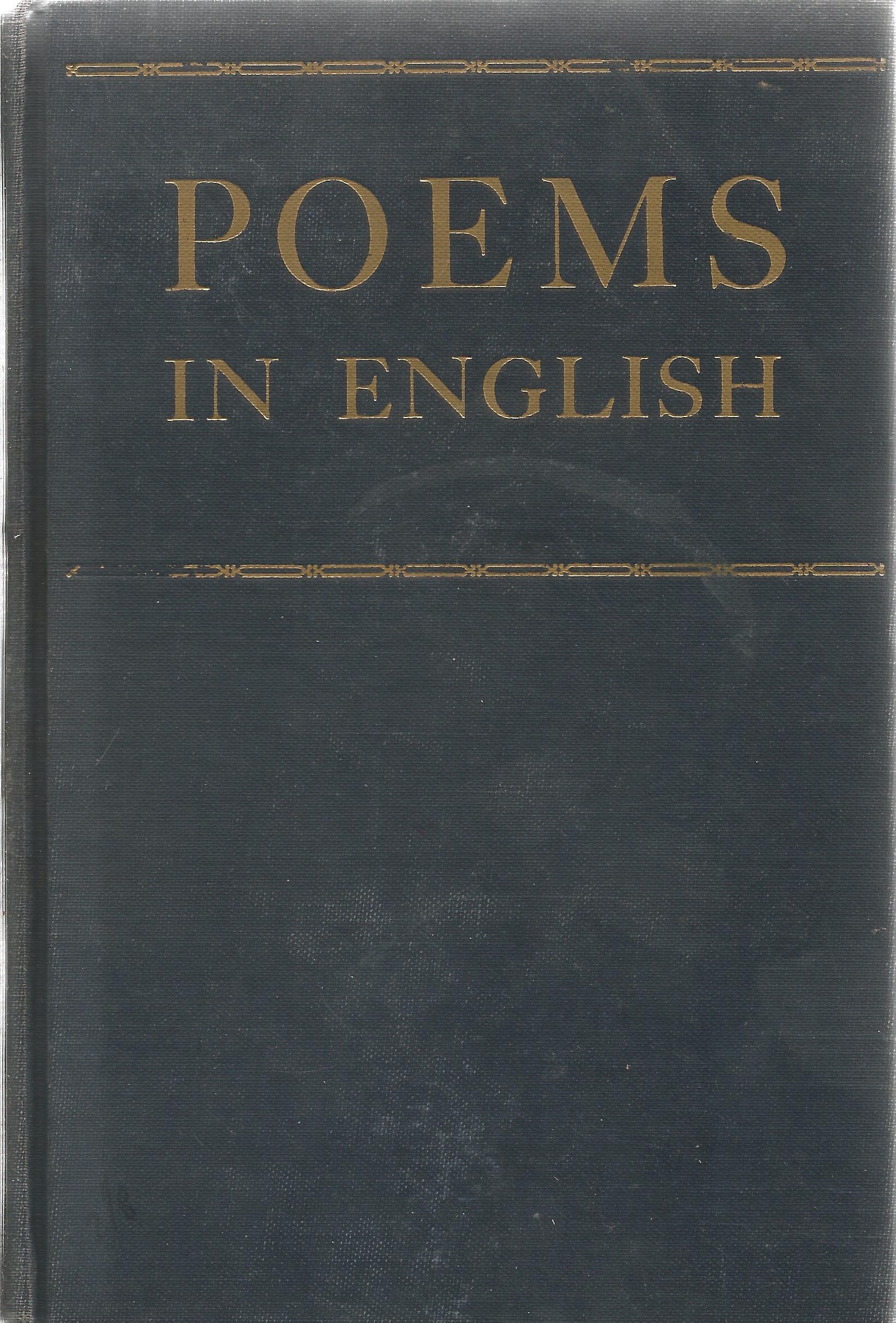Poems in English 1530 1940 by David Daiches Hardback Book 1950 First Edition published by The Ronald