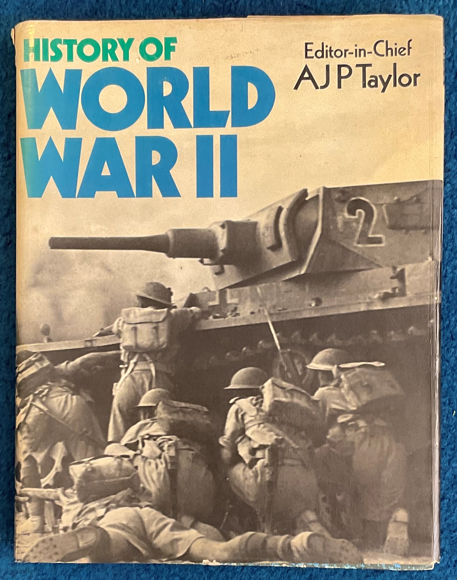 History of World War II edited by A J P Taylor Hardback Book 1974 First Edition published by Octopus