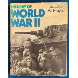 History of World War II edited by A J P Taylor Hardback Book 1974 First Edition published by Octopus
