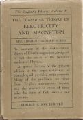 The Classical Theory of Electricity and Magnetism by Max Abraham Second Edition 1950 Hardback Book