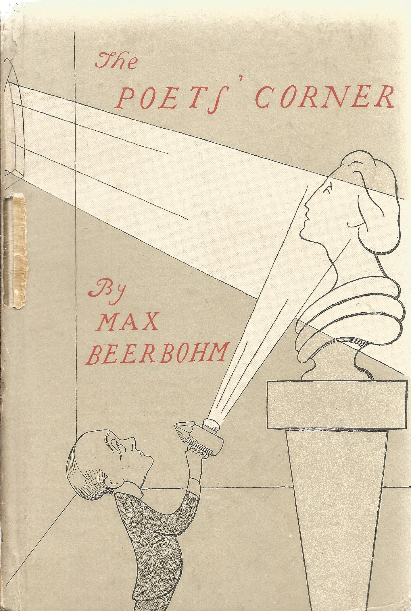 The Poet's Corner by Sir Max Beerbohm Hardback Book 1943 published by The King Penguin Books some