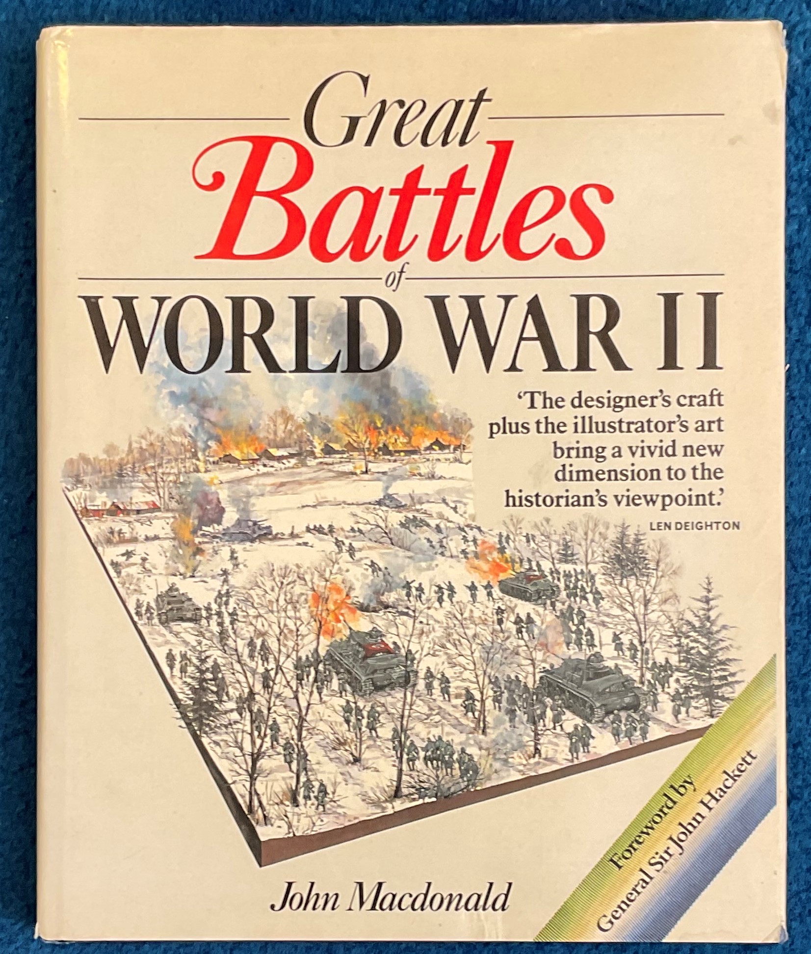 Great Battles of World War II by John Macdonald Hardback Book 1986 published by Guild Publishing