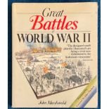 Great Battles of World War II by John Macdonald Hardback Book 1986 published by Guild Publishing