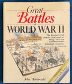 Great Battles of World War II by John Macdonald Hardback Book 1986 published by Guild Publishing