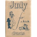 Judy for Girls Annual Hardback Book date unknown published by D C Thomson and Co Ltd some ageing