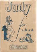 Judy for Girls Annual Hardback Book date unknown published by D C Thomson and Co Ltd some ageing