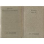 Pitt Press Series x 2, Horace Odes I by J Gow and Cicero Pro Roscio Amerino edited by J C Nicol