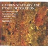 Garden Statuary and Fossil Decoration Sotheby's Catalogue Softback Book 2008 published by Sotheby'