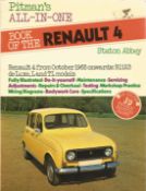Pitman's All In One Book of the Renault 4 from 1965 Onwards Softback Book 1976 First Edition