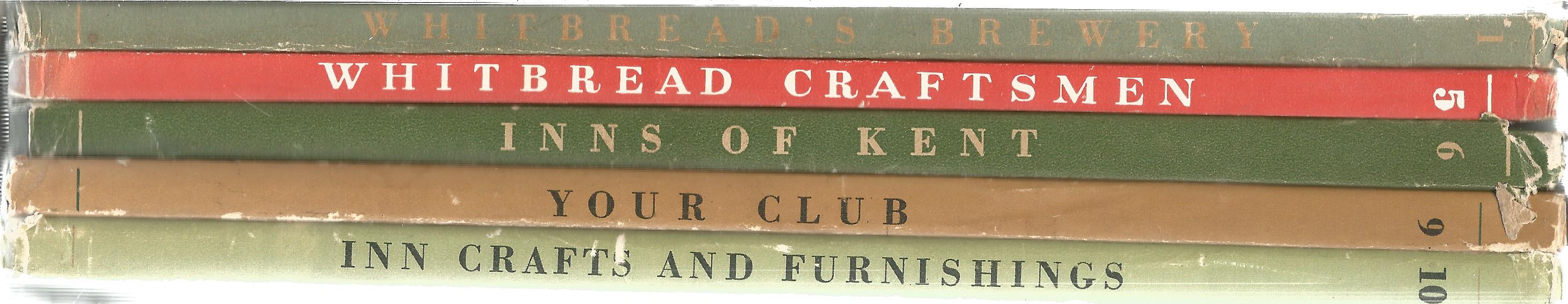 Whitbread and Co Ltd 5 x Hardback Books 1947, 1948, 1948, 1950, 1950, First Editions Includes