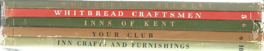 Whitbread and Co Ltd 5 x Hardback Books 1947, 1948, 1948, 1950, 1950, First Editions Includes