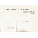 The Quest For Unity Modern Germany 1848 1970 First Edition Paperback Book By John E. Rodes 1971 Good