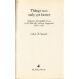 Things Can Only Get Better Paperback Book By John O'Farrell 1999 Black Swan Edition Good condition