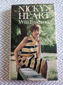 Nicky's Heart hardback book with dust cover by Willi Frischauer156 pages dedicated and signed by