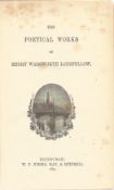 The Poetical Works of Henry Wadsworth Longfellow Hardback Book 1889 published by W P Nimmo, Hay &
