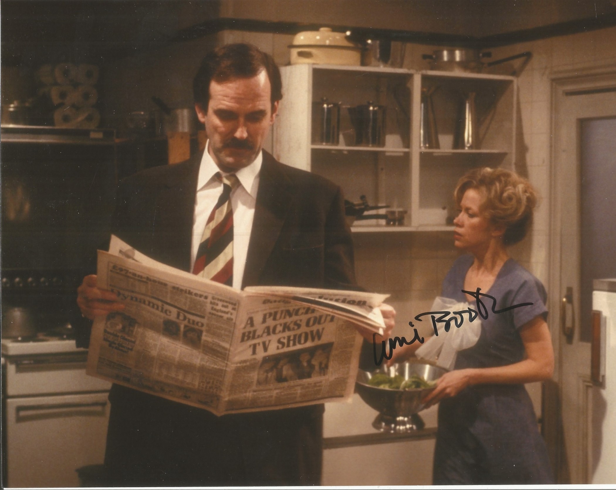 Connie Booth signed Fawlty Towers 10x8 inch colour photo. Connie Booth, born 2 December 1940, is