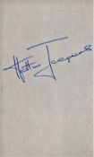 Hattie Jacques signed 5x3 post card. English comedy actress of stage, radio and screen. She is
