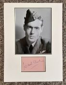 Leonard Cheshire 15x12 approx mounted signature piece includes signed album page and a fantastic