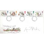 Quentin Blake signed Christmas 1993 Royal Mall FDC Triple PM Crewe 9 Nov 1993. Good condition. All