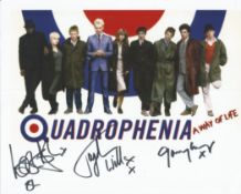 Quadrophenia multi signed 10x8 inch colour photo signed by cast members Leslie Ash, Toyah Wilcox and