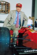 Niki Lauda signed 12x8 colour photo. Andreas Nikolaus Lauda, 22 February 1949 - 20 May 2019, was