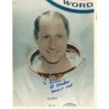 Colonel Al Worden signed 10x8 inch colour photo dedicated. Colonel Alfred Merrill Worden USAF,