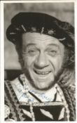 Sid James signed 6x4 black and white Carry On photo. Sidney James, born Solomon Joel Cohen; 8 May