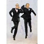 Morecambe and Wise Comedy Act 1974 Programme Signed By Eric Morecambe 1926 1984 and Ernie Wise