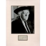 Margaret Rutherford 16x12 overall mounted signature piece includes signed album page and a superb