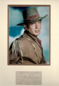 Gary Cooper, 1901-1961, Actor 12x19 Mounted Album Page Signed By Gary Cooper With Photo. Good