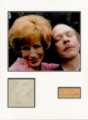 Yootha Joyce and Brian Murphy 15x12 approx George and Mildred mounted signature piece includes two