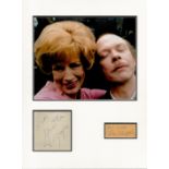 Yootha Joyce and Brian Murphy 15x12 approx George and Mildred mounted signature piece includes two