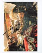 Keith Richards signed Pirates of the Caribbean 10x8 inch colour photo. Good condition. All