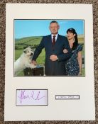 Martin Clunes and Caroline Catz 14x12 approx Doc Martin mounted signature piece includes two