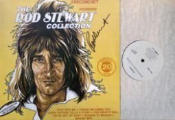 Rod Stewart Singer The Rod Stewart Collection Signed To The Cover By Rod Stewart. Good condition.