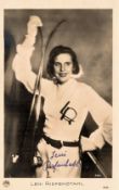 Leni Riefenstahl signed 6x4 Africa black and white post card photo. Good condition. All autographs