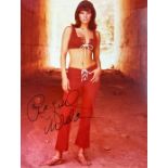 Raquel Welch signed 10x8 inch colour photo. Raquel Welch, born Jo Raquel Tejada; September 5,