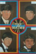 Peter Blake signed 6x4 Beatles montage image. Sir Peter Thomas Blake CBE RDI RA, born 25 June
