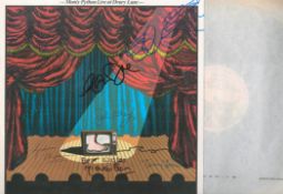 Monty Python rare multi signed Live at Drury Lane record sleeve signed by all six members includes