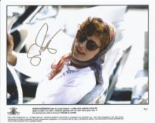 Susan Sarandon signed 12x8 Thelma and Louise colour promo photo. Good condition. All autographs come
