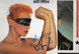 Eurythmics Touch Lp Record Signed To The Cover By Annie Lennox And Dave Stewart. Good condition. All