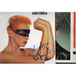 Eurythmics Touch Lp Record Signed To The Cover By Annie Lennox And Dave Stewart. Good condition. All