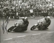 Giacomo Agostini signed 10x8 inch black and white photo. Giacomo Agostini, born 16 June 1942, is