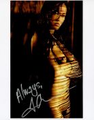 Tia Carrere signed 12x8 colour photo. Althea Rae Duhinio Janairo, born January 2, 1967, known