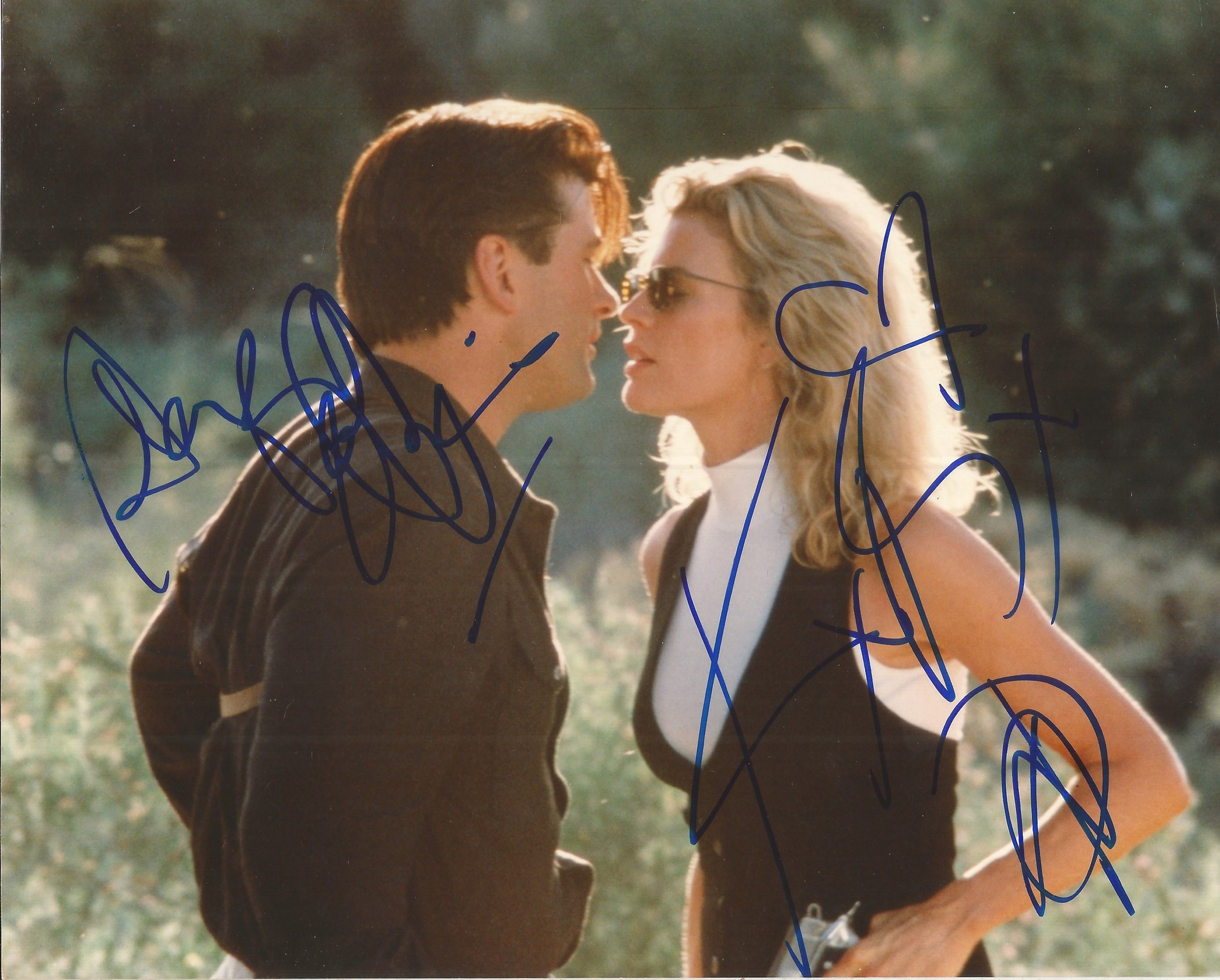 Alec Baldwin and Kim Basinger signed 10x8 inch colour photo. Good condition. All autographs come