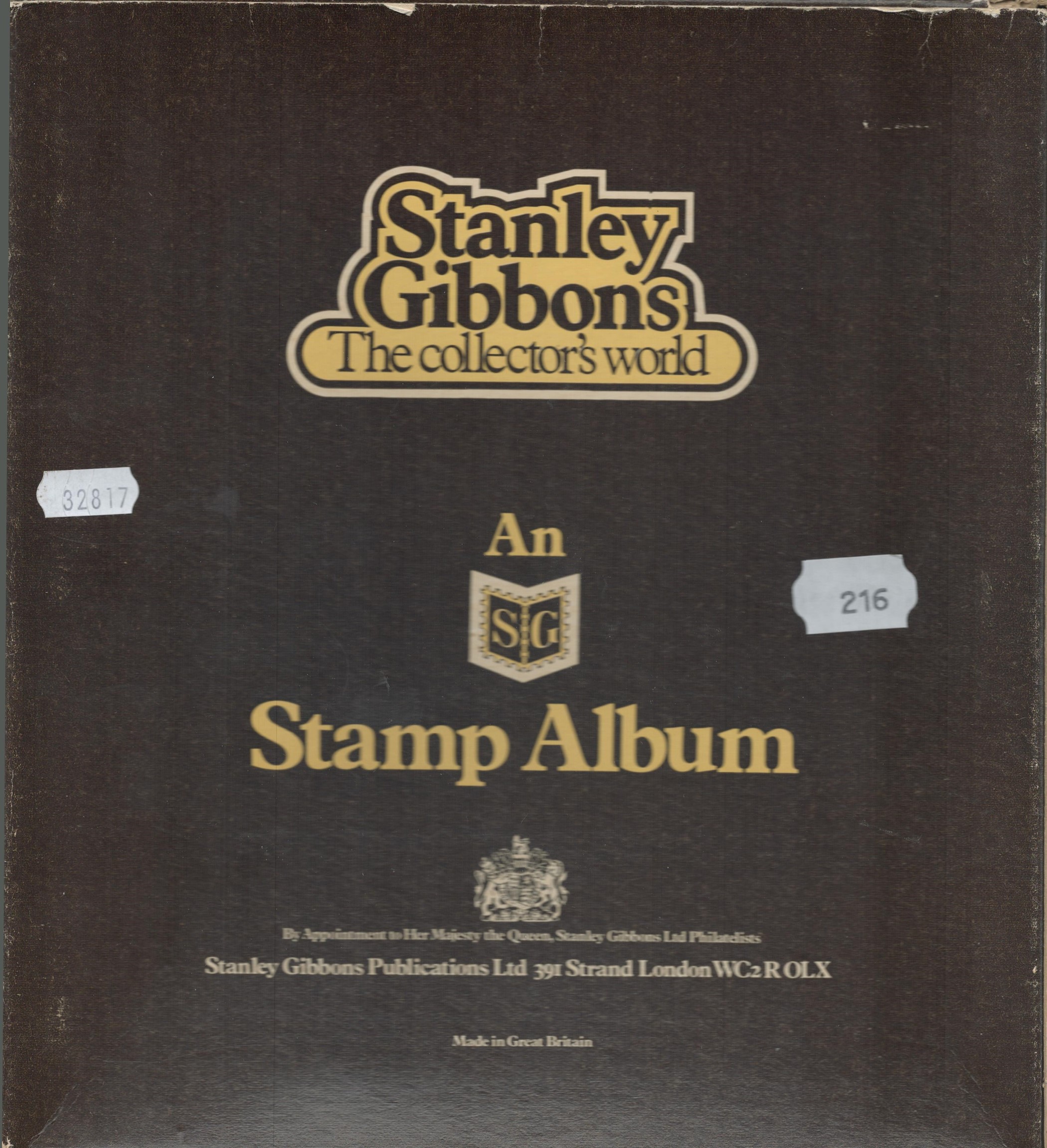 Stanley Gibbons EMPTY simplex album. Colour green. Good condition. We combine postage on multiple