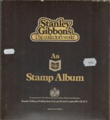 Stanley Gibbons EMPTY simplex album. Colour green. Good condition. We combine postage on multiple